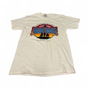 Vintage Hanes Beefy T “Western White House” Classic White T-Shirt